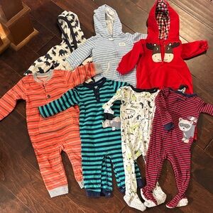 3 Hooded and 4 non hooded sleepers
